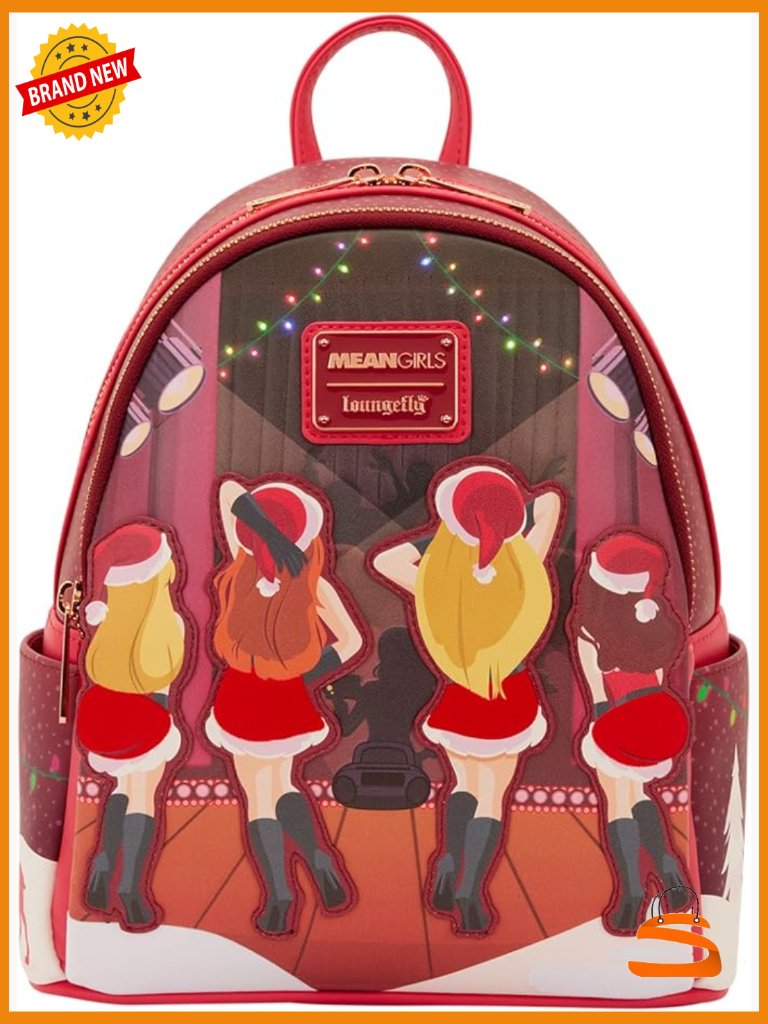 Loungefly Mean Girls Mini Backpack Light Up Faux Leather